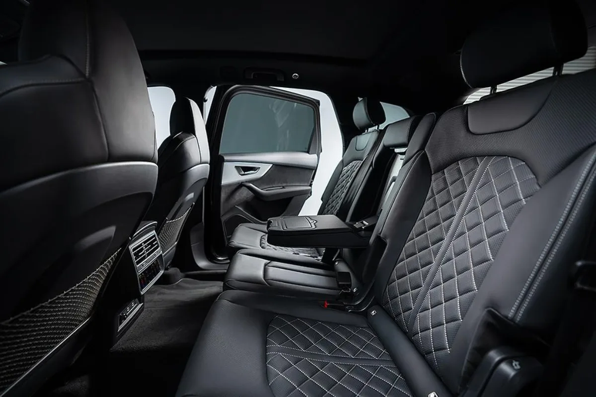 Audi Q7 chauffeur car Perth, interior view