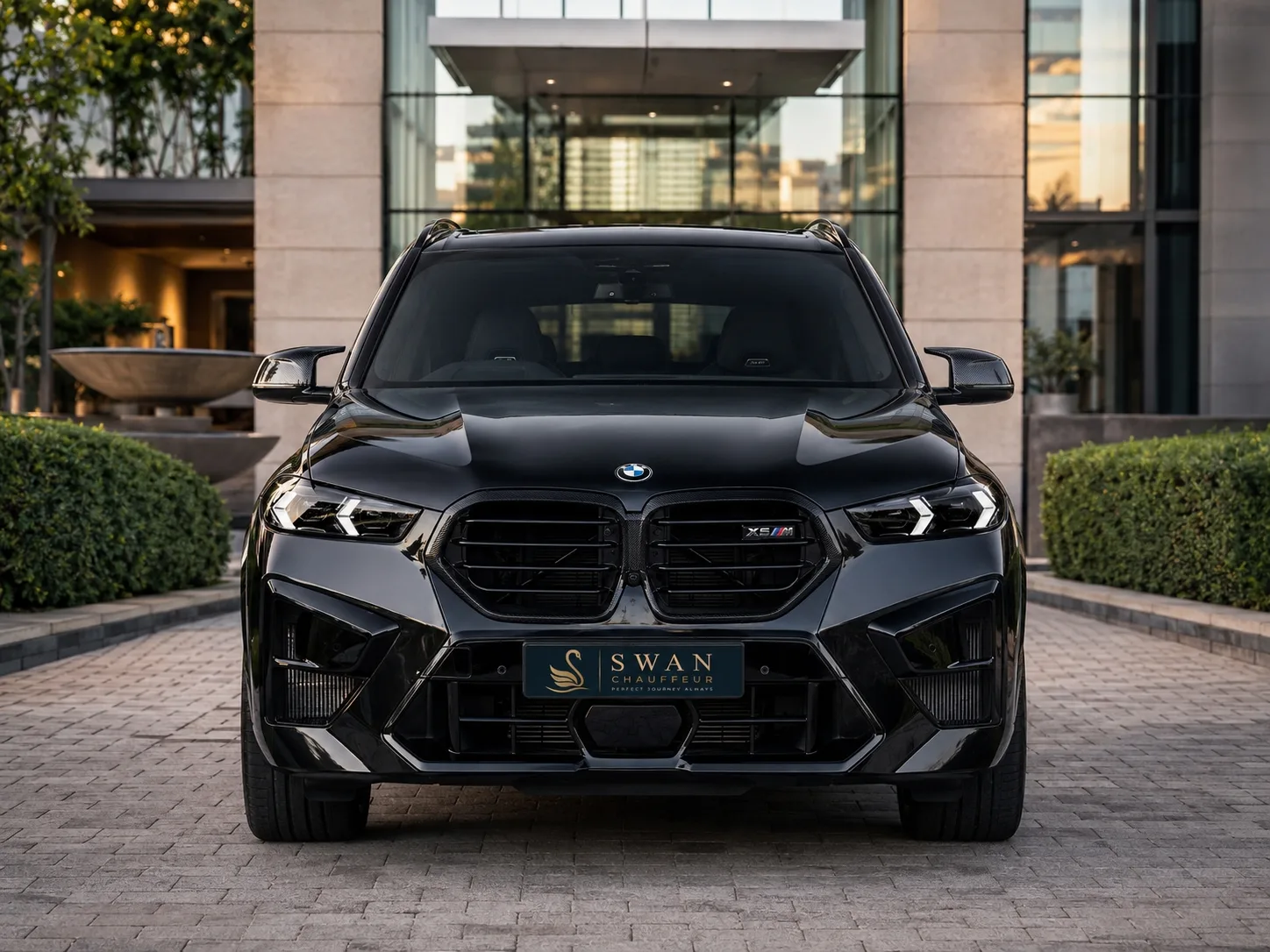 BMW X5 chauffeur car Perth, exterior view