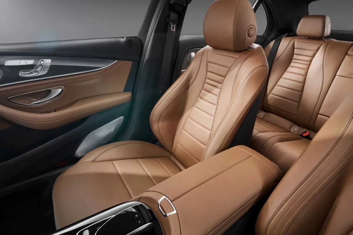 Mercedes-Benz E-Class chauffeur car Perth, interior view