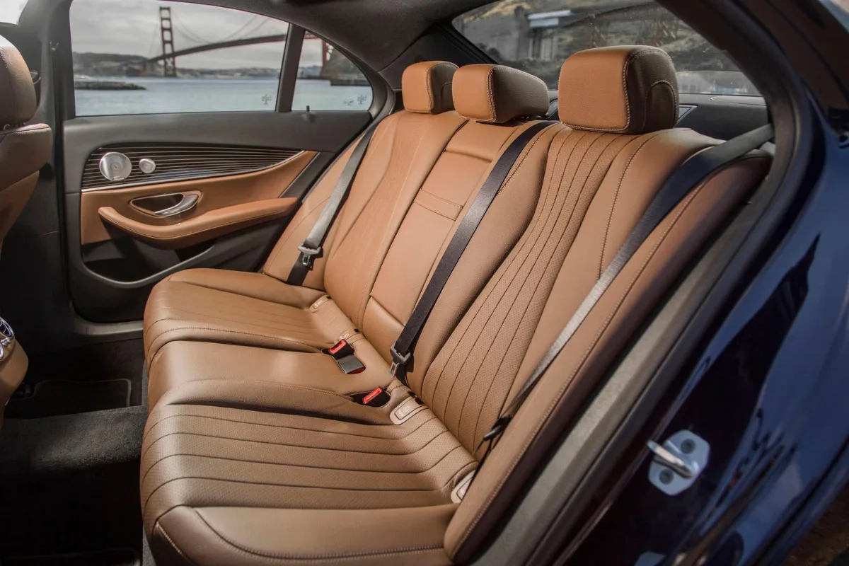Mercedes-Benz E-Class chauffeur car Perth, interior view