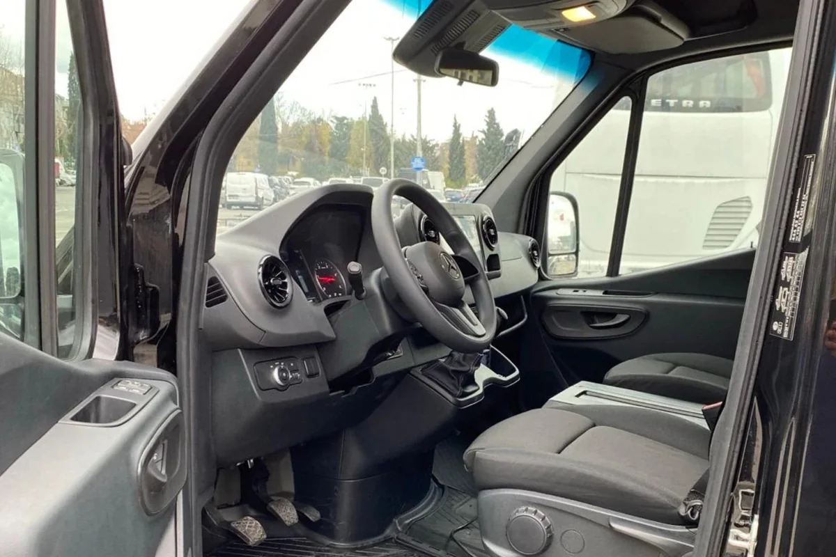 Mercedes-Benz Sprinter chauffeur car Perth, interior view
