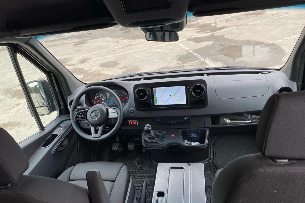 Mercedes-Benz Sprinter chauffeur car Perth, interior view