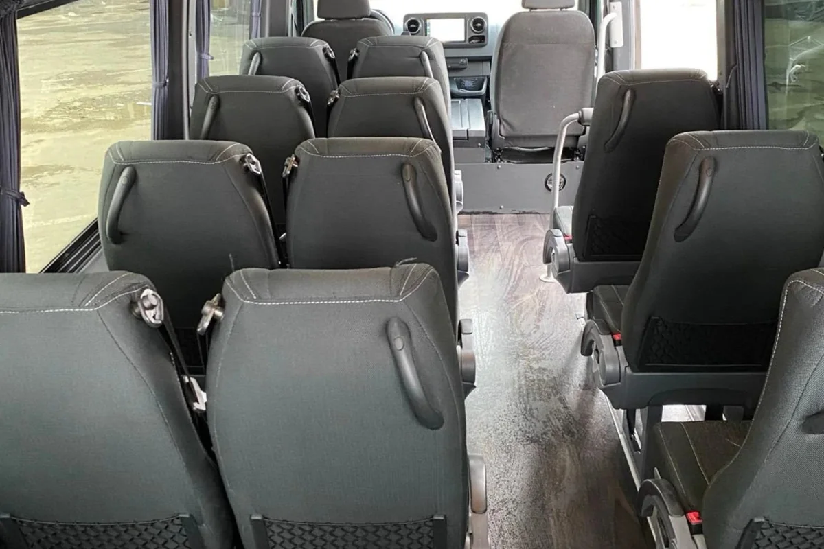 Mercedes-Benz Sprinter chauffeur car Perth, interior view